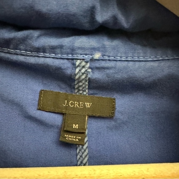 J. Crew blue trench coat women’s size medium - Picture 7 of 7